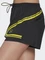 adidas by Stella McCartney TruePace Running Laufhose kurz black/shock yellow (Damen) Vorschaubild