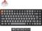 Keychron K2 Max, 75%, PBT, schwarz/grau, LEDs RGB, hot-swap, Keychron Super RED, USB/Bluetooth, DE Vorschaubild