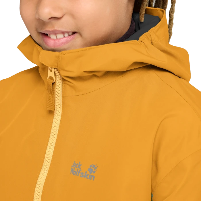 Jack Wolfskin Iceland 3in1 Funktionsjacke burly yellow JW (Junior)