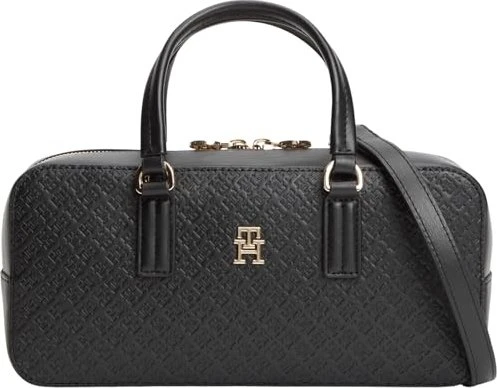 Tommy Hilfiger Crossbody-Tasche mit TH-Monogramm Handtasche schwarz