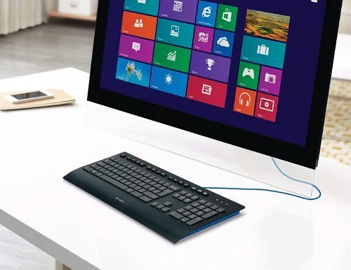 Logitech K290 Comfort Keyboard schwarz, USB, DE