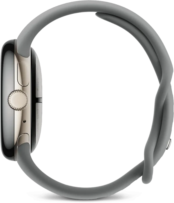 Google Pixel Watch 3 (LTE) 41mm Champagne Gold mit Sportarmband Hazel