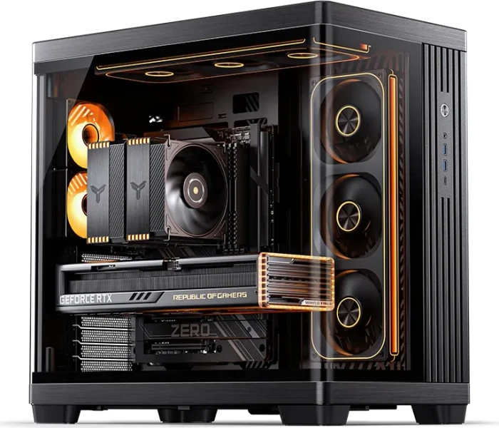 Jonsbo TK-4 Black, Glasfenster