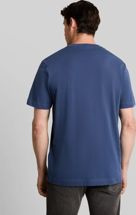Tom Tailor Logo-Print T-Shirt kurzarm blau (Herren)