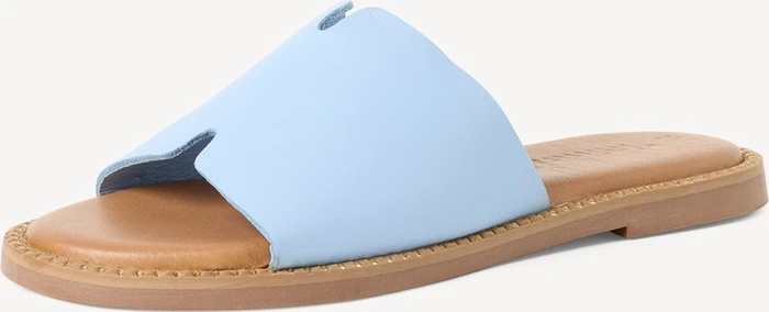 Tamaris Lederpantolette blau (Damen)