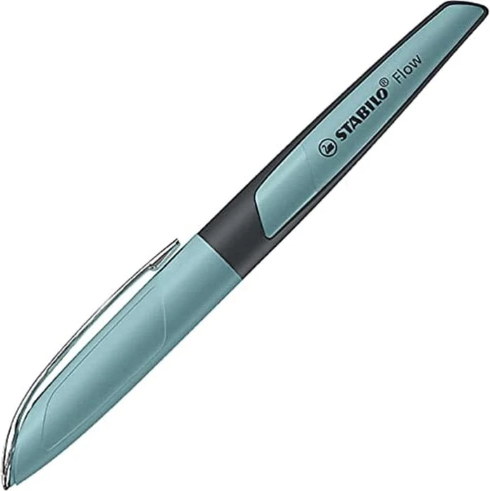 STABILO Flow MODERN OFFICE schwarz/pastelltürkis, rechte Hand, mittel