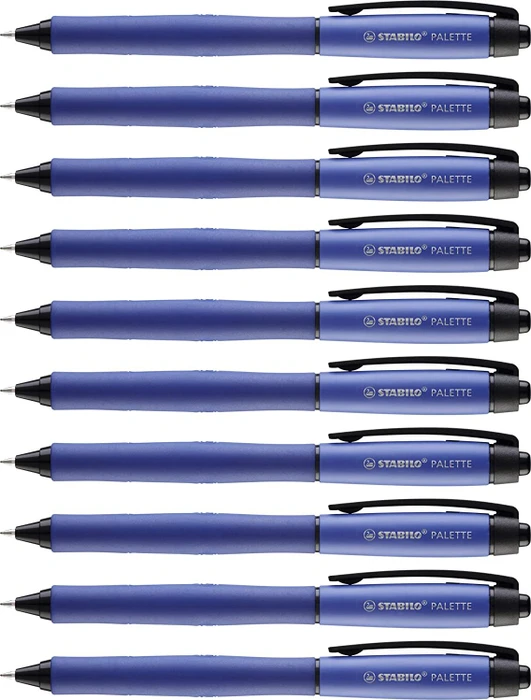 STABILO Palette Tintenroller (Mine) blau, 10er-Pack