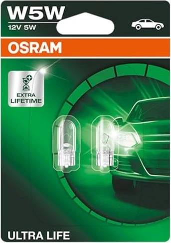 Osram Ultra Life W5W 5W, 2er-Pack Blister