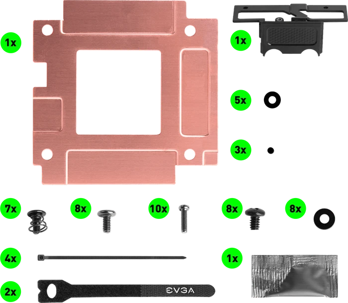 EVGA GeForce RTX 3090/3080 FTW3 Hybrid Kit, ARGB