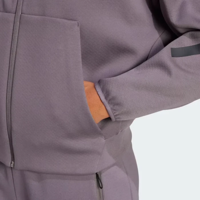 adidas Z.N.E. Zip Hoodie grey strata (Damen)