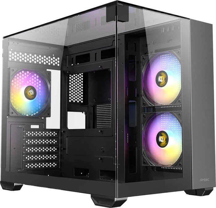 Antec CX600M Trio ARGB, schwarz, Glasfenster