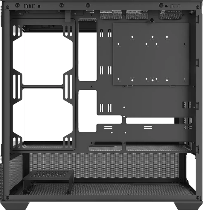 SAMA V40E, schwarz, Glasfenster