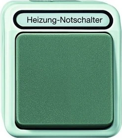 Merten Aquastar Heizungs-Notschalter 2-polig, lichtgrau