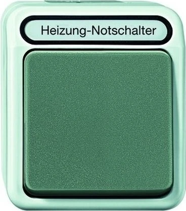 Merten Aquastar Heizungs-Notschalter 2-polig, lichtgrau