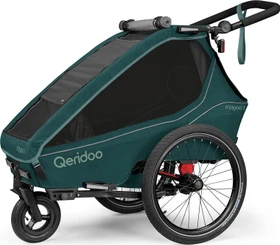 Qeridoo Kidgoo 1 Fahrradanhänger pacific blue (Modell 2026)
