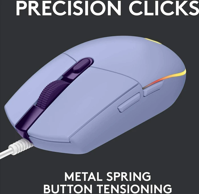 Logitech G203/G102 Lightsync Lilac, USB