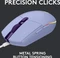 Logitech G203/G102 Lightsync Lilac, USB Vorschaubild