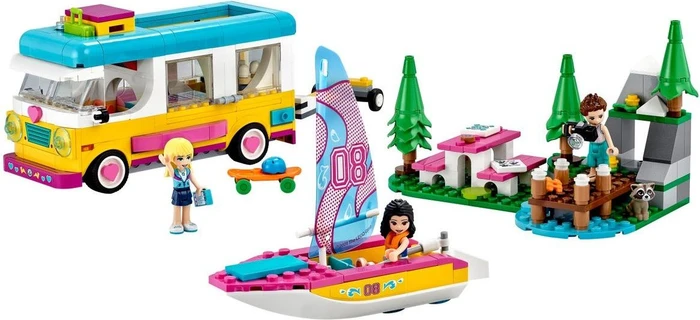 LEGO Friends - Wohnmobil- und Segelbootausflug