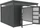 Floraworld Systemhaus Q10 Gerätehaus 314x314cm metallic schwarz (018001)