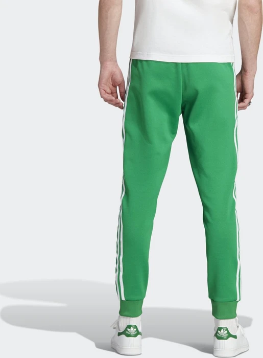 adidas Adicolor Classics SST Trainingshose lang grün/weiß (Herren)