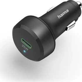 Hama Auto-Schnellladegerät USB-C Power Delivery (PD)/Qualcomm 25W schwarz
