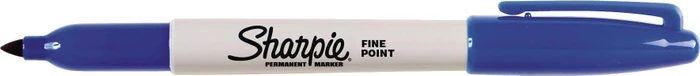 Sharpie Fine Point Permanentmarker blau, 12er-Pack