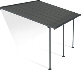 Palram Canopia Capri Terrassenüberdachung 434x299cm grau