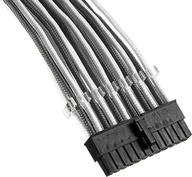 Phanteks Verlängerungskabel Kit für Netzteile, weiß/grau, 500mm