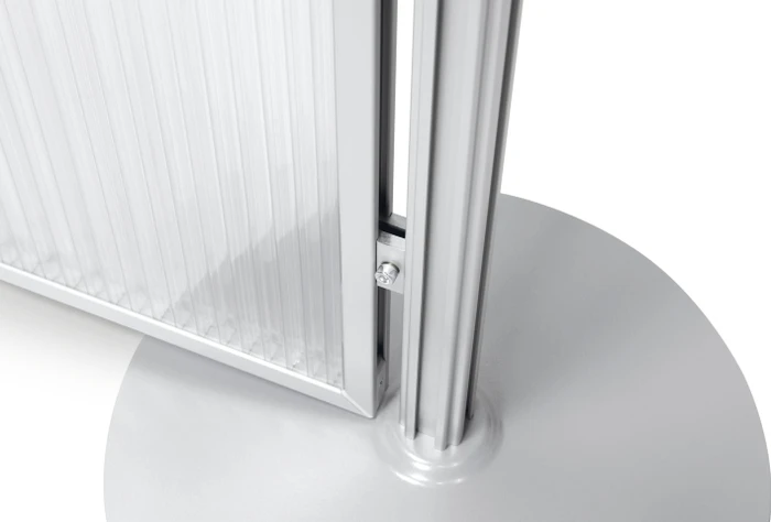 Magnetoplan Professional Hygiene-Raumtrenner, transparent, 100x200cm