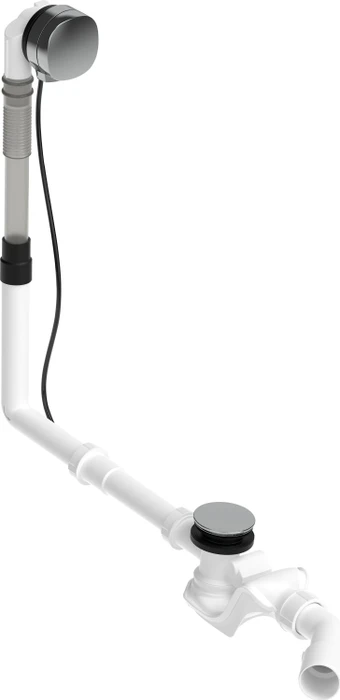 Duravit Universal Ab- und Überlaufgarnitur mit Zulauf chrom