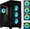 BitFenix CETO Premium Black, 4A, Lüfter LED ARGB, Glasfenster Vorschaubild