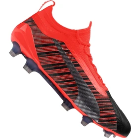 Puma One 5.1 EvoKnit FG/AG black/energy red/aged silver (Herren)