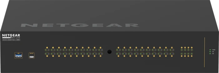 Netgear AV Line M4250 Rackmount Gigabit Managed Switch, 40x RJ-45, 8x SFP+, 2880W PoE++