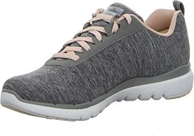 Skechers Flex Appeal 3.0 Insiders grau/rosa (Damen)