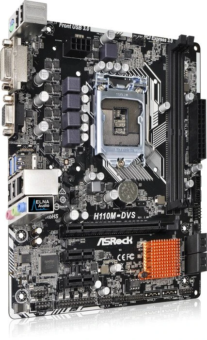 ASRock H110M-DVS R2.0 (Intel 1151)