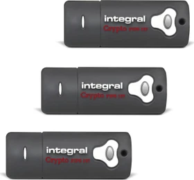 Integral Crypto Drive FIPS 197 8GB, USB-A, USB 3.2 Gen 1×1, 3er-Pack