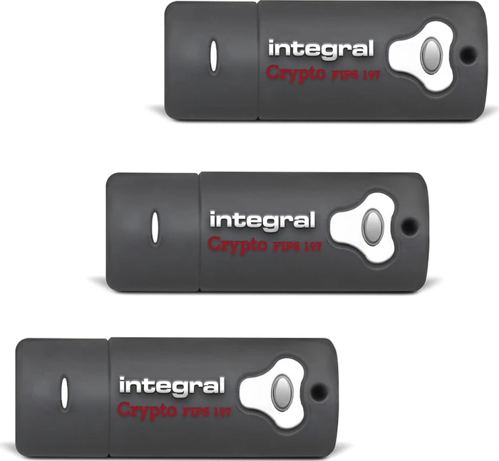 Integral Crypto Drive FIPS 197 8GB, USB-A, USB 3.2 Gen 1×1, 3er-Pack