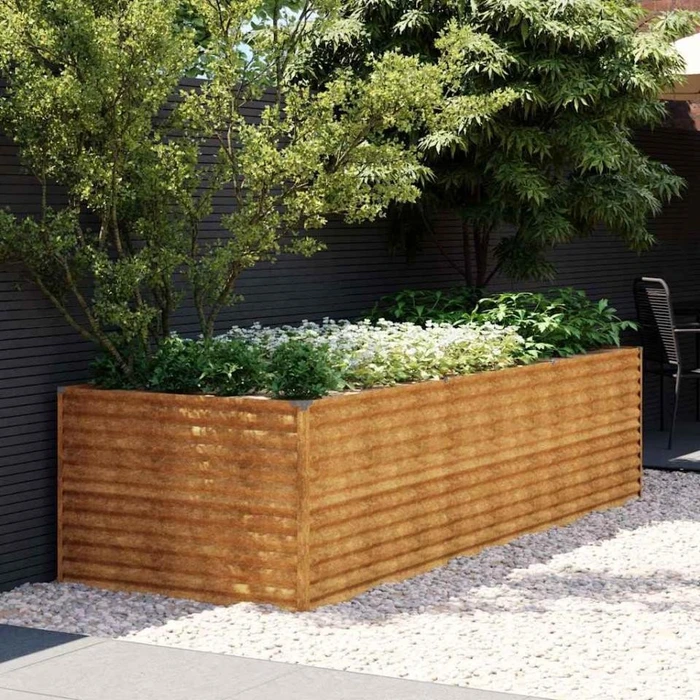 vidaXL Cortenstahl Hochbeet 290x100cm
