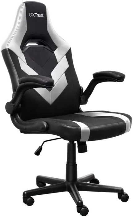 Trust Gaming GXT 703W Riye Gamingstuhl, schwarz/weiß