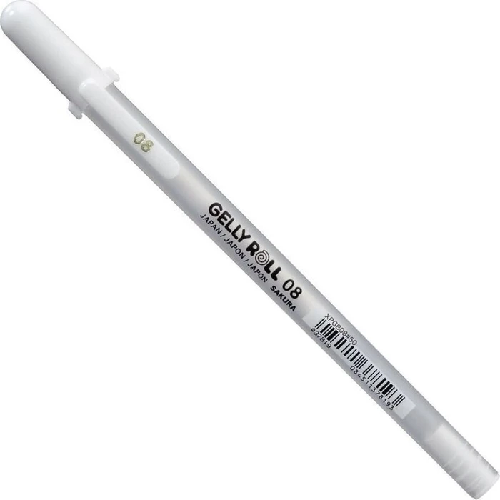 Sakura Gelly Roll 08 M Gelroller (Mine) weiß/transparent