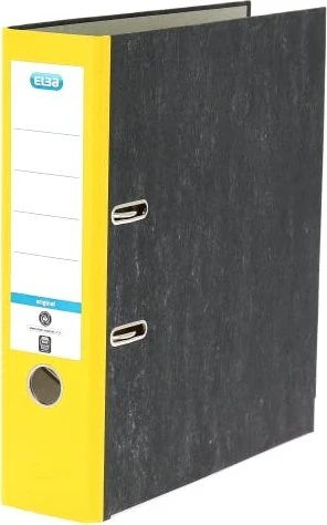 Elba Smart Original Ordner 2-Ring, 80mm, A4, gelb, 10er-Pack