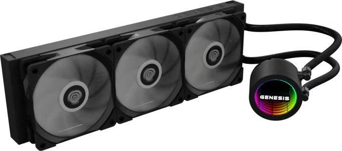 Genesis Hydria 360 ARGB, schwarz