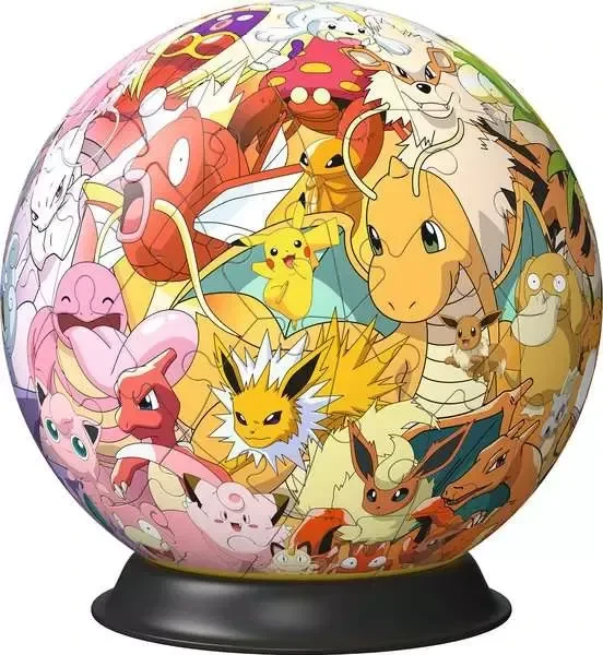 Ravensburger Puzzle 3D Puzzle-Ball Pokémon Kanto Region