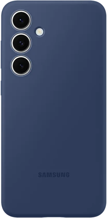 Samsung Silicone Case für Galaxy S24 FE blau