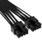 Corsair PSU Cable Type 4 - 600W PCIe 5.0 12VHPWR, 2x 8-Pin PCIe Stecker auf 16-Pin PCIe 5.0 12VHPWR Stecker, Adapterkabel, Premium Individually Sleeved, schwarz, 65cm Vorschaubild