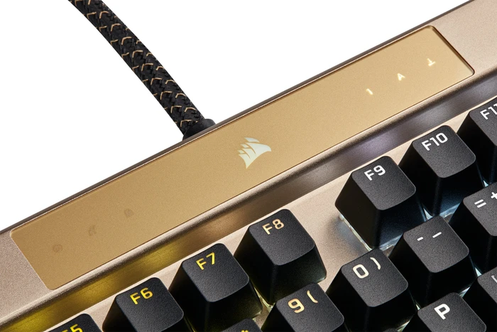 Corsair Gaming K100 RGB Midnight Gold, Corsair OPX, USB, US