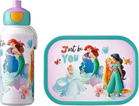 Mepal Campus Trinkflasche & Brotdose Pausen-Set Disney Princess, 2-tlg.