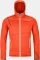 Ortovox Fleece Light Hoody Funktionsjacke hot orange (Herren) Vorschaubild