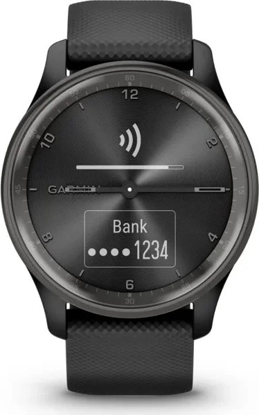 Garmin vivomove Trend Aktivitäts-Tracker black/slate grey