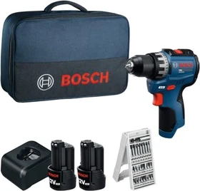 Bosch Professional PRO GSR12V-31 Akku-Bohrschrauber inkl. Tasche + 2 Akkus 2.0Ah + Zubehör